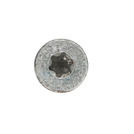 1 x Agglo houtschroeven VBA3 gefreesde kop kartel 8x80 bedraad op 64 TORX T40 Wit verzinkt staal