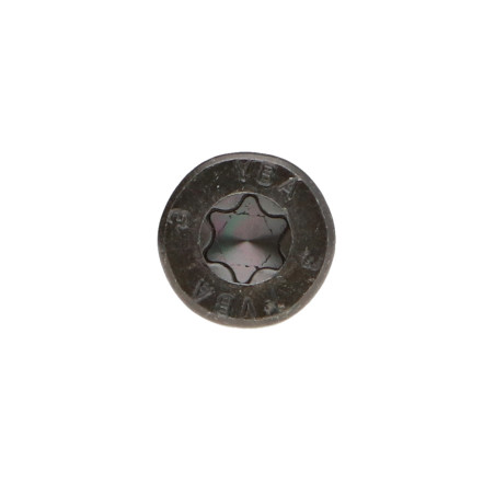 1 x Agglo houtschroeven VBA3 gefreesde kop kartel 3,5X20 TORX T10 Zwart gegalvaniseerd staal