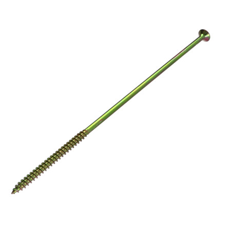 1 x Agglo houtschroeven VBA3 gefreesde kop kartel 6X220 bedraad op 84 TORX T30 Bichromaat