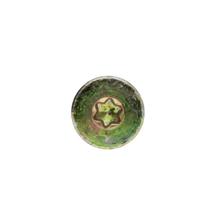 1 x Agglo houtschroeven VBA3 gefreesde kop kartel 6X220 bedraad op 84 TORX T30 Bichromaat