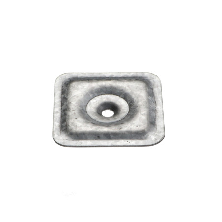 1 x Afdichtingsplaat 40x40 gat 7 hoge corrosiebestendigheid Thermisch verzinkt staal