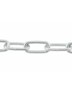 M Ketting rechts met lange schakels 6 mm (verkocht per...