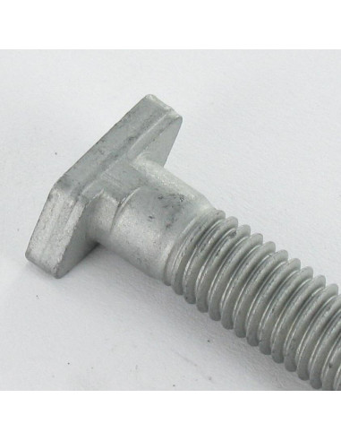 1 x Schroeven KWARTAAL van RONDE 8X38 Ruw staal...