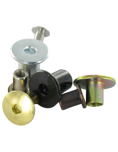 1 x Combifix bindmoer platte kop kopdiameter 15...