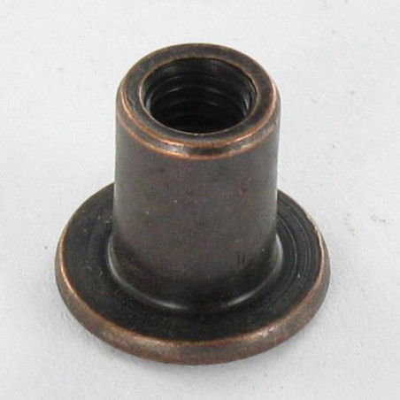 1 x Combifix bindmoer platte kop kopdiameter 15 diameter 9 lengte onder de kop 12 M6 sleutel van 4 BRON