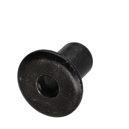 1 x Combifix bindmoer platte kop kopdiameter 19 diameter 10 lengte onder de kop 16 M8 sleutel van 5 Zwart gegalvaniseerd