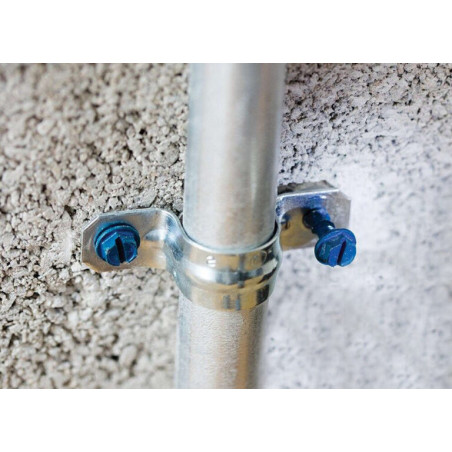 1 x Betonschroeven zeskantkop TH Afdichtingsring met neopreen epdm afdichting 6.5X32 Blue Ruspert