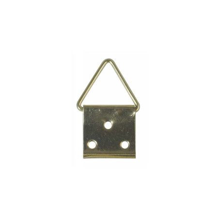 1 x Driehoekige ophanger voor schilderijen 20 mm Ruw staal
