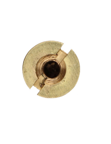 1 x Houtschroeven Messing 5X60 geboord en...