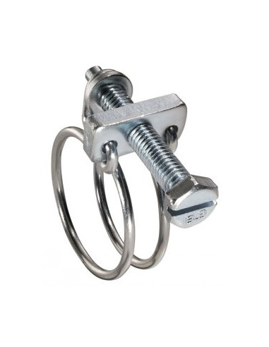 1 x Slangklem dubbele draad diameter 80 to 85...