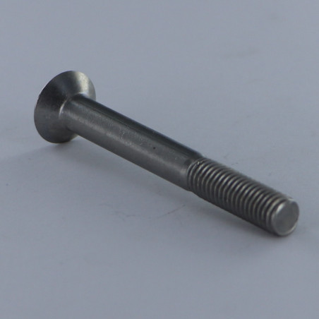 1 x Metalen schroeven RVS A2 FHC verzonken kop met zeskant print sleutel van 4 M6X50 gedeeltelijke draad