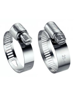 Slangklem geperforeerde band 13 diameter 107 to 127 RVS W2