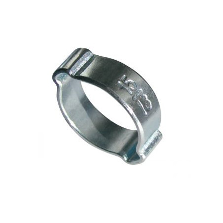 1 x Slangklem twee oren diameter 9 to 11 Verzinkt staal W1