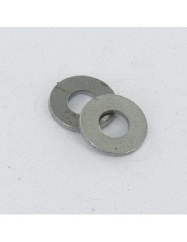 1 x Sluitring plat 5X25X2 Ruw staal