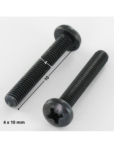1 x Metalen schroeven bolvormige kopschroef...