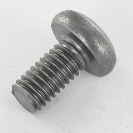1 x Metalen schroeven bolvormige kopschroef Pozi PZ8 M6X12 Ruw staal