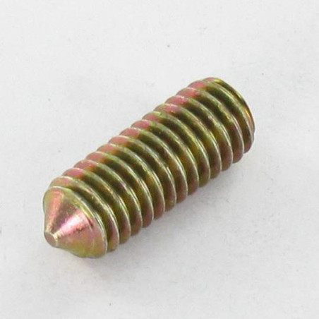 1 x Metalen schroeven zonder kop zeshoekig hol sleutel van 3 M6X25 punt uiteinde Bichromaat