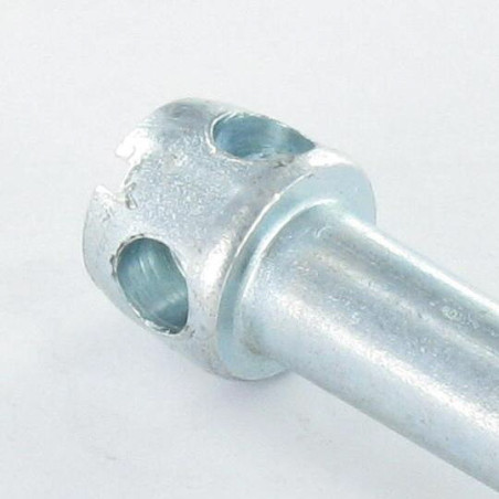 1 x Schroeven voor bedmontage Wit verzinkt staal M8X45 gedeeltelijke draad steek van 150 kruiskop