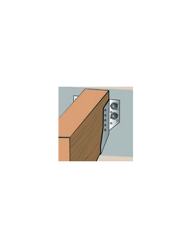 1 x Set 2 balkdrager links rechts sendzimir 30X100