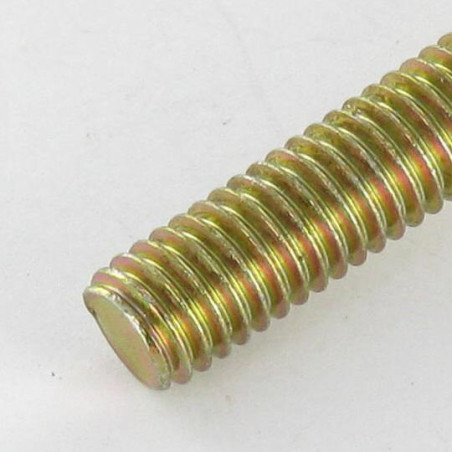 1 x Schroeven Bolkop breed rond M8X50 sleutel van 5 Bichromaat