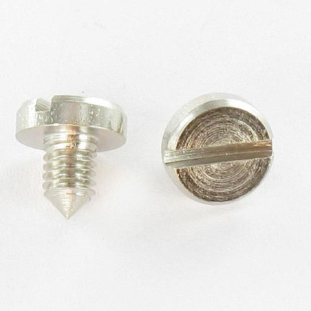 1 x Metalen schroeven Nikkelstaal Brede bol cilinderkop split 8x8,3 punt uiteinde