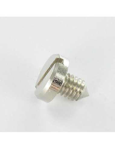 1 x Metalen schroeven Nikkelstaal Brede bol...