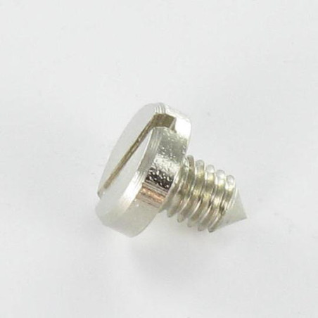 1 x Metalen schroeven Nikkelstaal Brede bol cilinderkop split 8x8,3 punt uiteinde