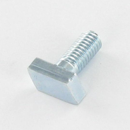 1 x Metalen schroeven T.PARALELOG 4X10 Wit verzinkt staal