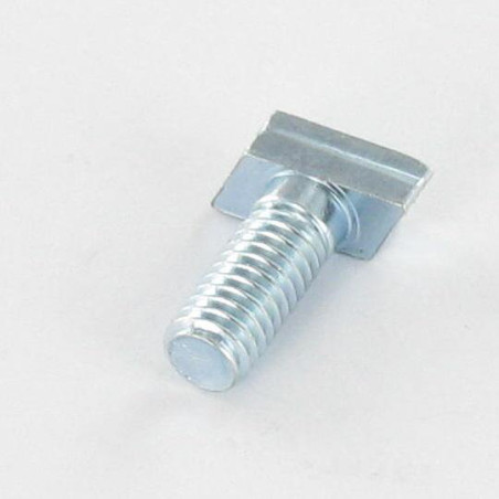 1 x Metalen schroeven T.PARALELOG 4X10 Wit verzinkt staal