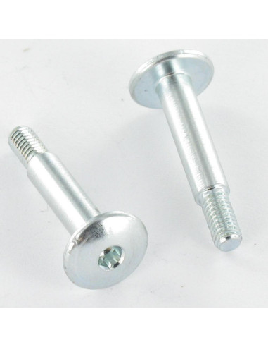 1 x Metalen schroeven schouder platte kop...