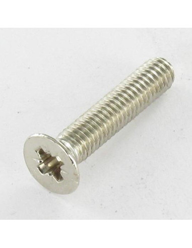 1 x Metalen schroeven gefreesde kop Pozi PZ7...