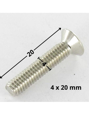 1 x Metalen schroeven gefreesde kop Pozi PZ7...