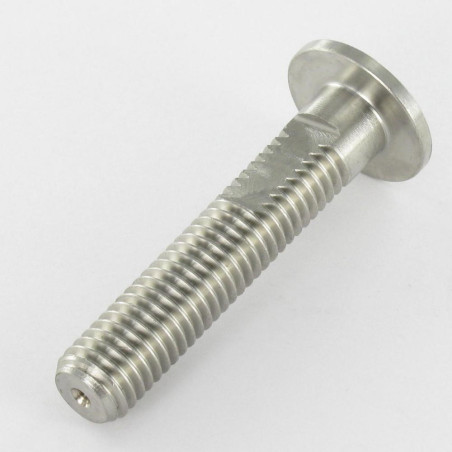 1 x Metalen schroeven kop plat A/FLAT 20X50 bedraad op 43 M10 RVS