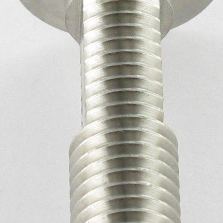 1 x Metalen schroeven kop plat A/FLAT 20X50 bedraad op 43 M10 RVS