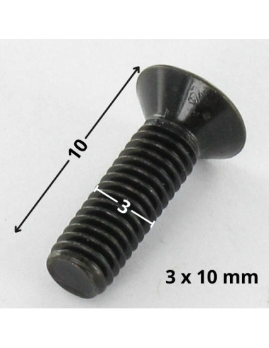 1 x Metalen schroeven gefreesde kop Pozi PZ6...