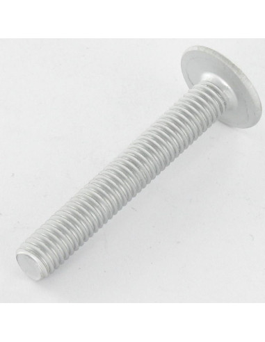 1 x Schroeven Bolkop breed rond M6X35 bedraad...