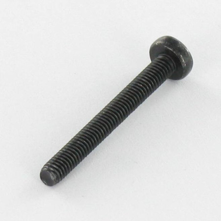1 x Metalen schroeven RVS A2 Zwart bolvormige kopschroef Pozi PZ7 M5X10