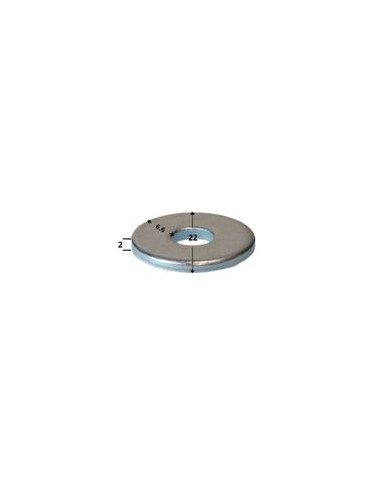 1 x Sluitring voor constructies hout binnen...