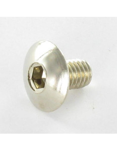 Schroeven Bolkop breed rond M8X40 sleutel van 5 Nikkelstaal