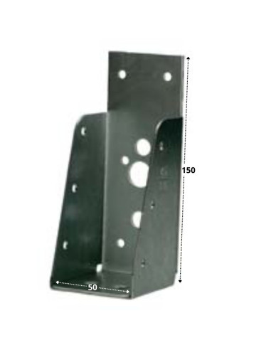 1 x Balkdrager STRAAL zonder LIP sendzimir 50X150