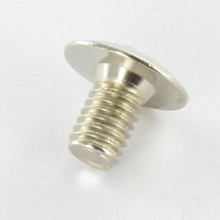 1 x Schroeven Bolkop breed rond M6X16 sleutel van 4 Nikkelstaal