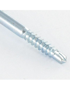 Zelfborende schroef bol cilinderkop phillips 2.9X29 Wit... 2