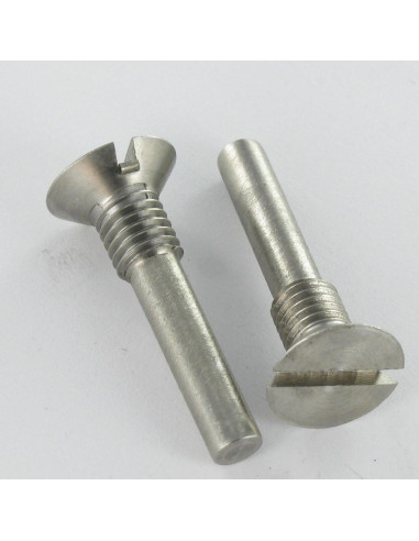 1 x Metalen schroeven gefreesde kop split 16X37...