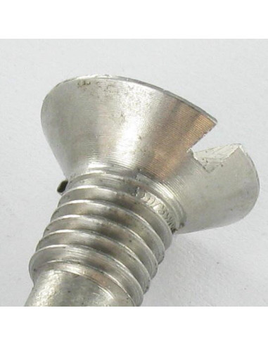 1 x Metalen schroeven gefreesde kop split 16X37...