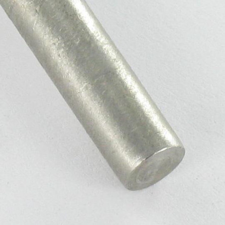 1 x Metalen schroeven gefreesde kop split 16X37 bedraad op M8 tepel uiteinde lange RVS