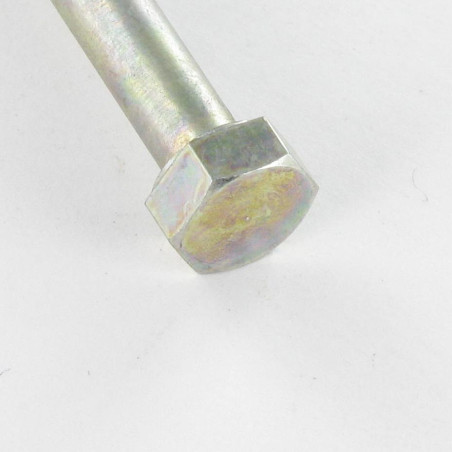 1 x Metalen schroeven Wit verzinkt staal zeskantkop TH M6X52.5 M 5/6.5