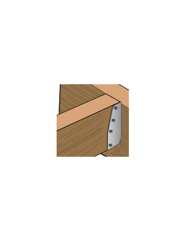 1 x Balkdrager STRAAL zonder LIP sendzimir 46X96