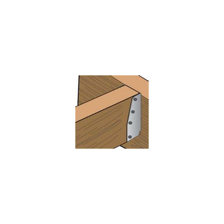 1 x Balkdrager STRAAL zonder LIP sendzimir 46X96