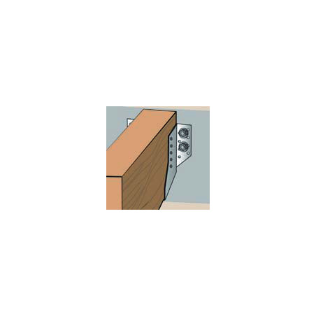 1 x Set 2 balkdrager links rechts sendzimir 30X150