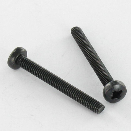 1 x Metalen schroeven RVS A2 bolvormige kopschroef Pozi PZ7 M5X20 Zwart
